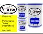 Preview: Chevrolet, Performance Yellow (matt/wheel), WA798U: 500ml Lackdose + 500ml Klarlack + 250ml Härter - Set, von ATW Autoteile West.